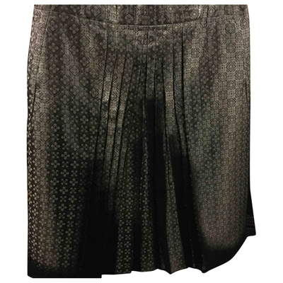 Pre-owned Max Mara Mid-length Skirt In Silver