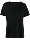 Barrie Fine Knit T-shirt In Black