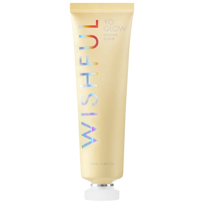 Wishful Yo Glow Aha & Bha Facial Enzyme Scrub 3.38 oz/ 100 ml