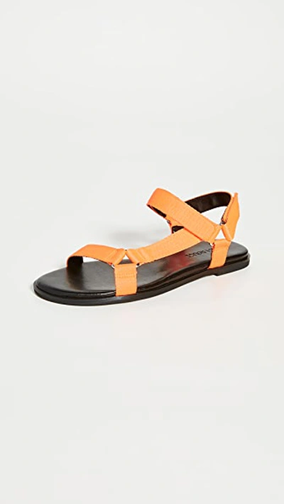Villa Rouge Skylar Sandals In Neon Orange
