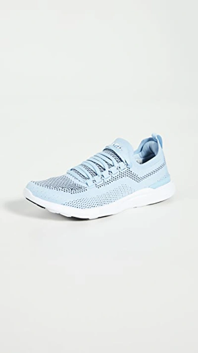 Apl Athletic Propulsion Labs Techloom Breeze Sneakers In Ice Blue/midnight/white