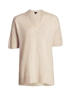 Saks Fifth Avenue Collection Cashmere Knit Tunic In Chantrelle Heather
