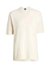 Saks Fifth Avenue Collection Cashmere Knit Tunic In Snow