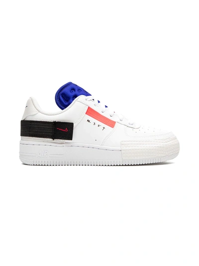 Nike Kids' Air Force 1 Type Trainers In White