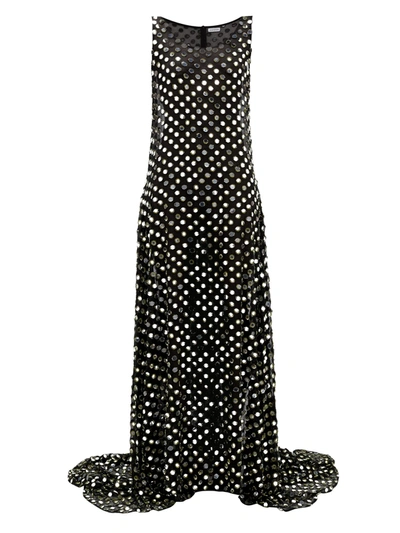 Ashish Laxmi Embellished Georgette Gown In Black
