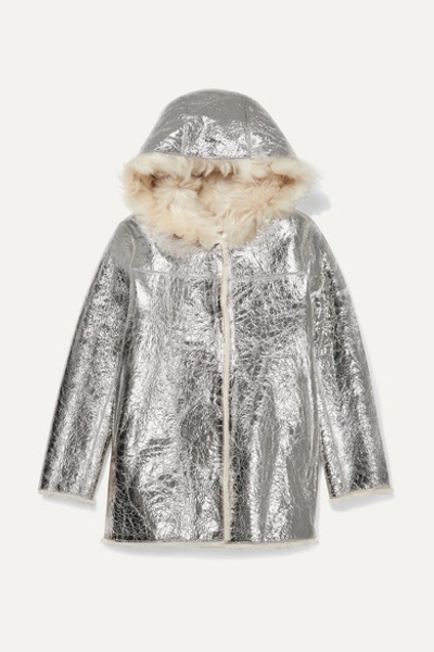 Yves Salomon Kids' Ages 8 In Silver