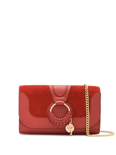 See By Chloé Hana Chain Wallet In Red