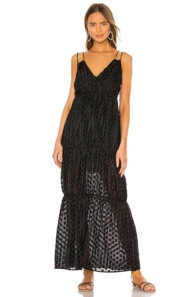 Majorelle Yates Maxi Dress In Black