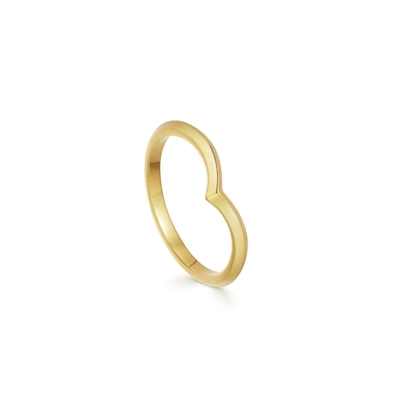 Missoma Gold Claw Furrow Ring