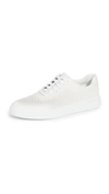 Cole Haan Grandpro Rally Laser Cut Sneakers In White