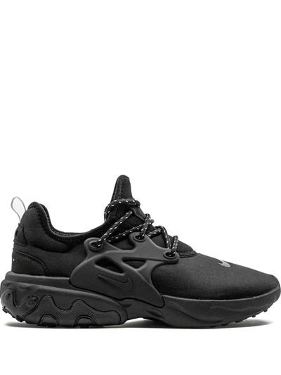 Nike React Presto Sneakers In Black/green/white