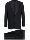 Giorgio Armani Two-piece Virgin Wool Suit In Blue