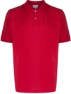 Woolrich Embroidered Logo Polo Shirt In Red