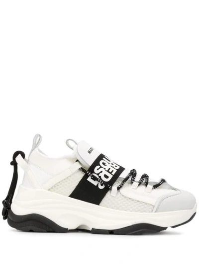 Dsquared2 D-bumpy Logo Sneakers In White
