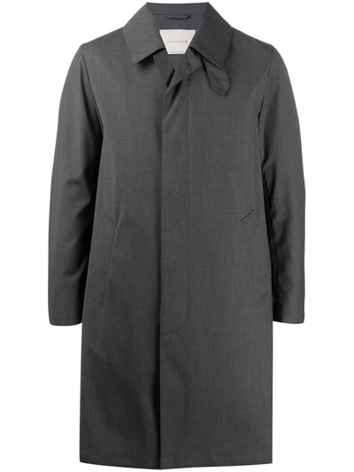 Mackintosh Dunkeld Midi Coat In Grey