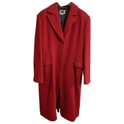 Pre-owned Krizia Red Wool Coat