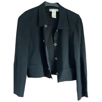 Pre-owned Sonia Rykiel Short Vest In Black