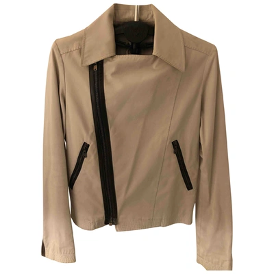 Pre-owned Saint Laurent Beige Cotton Jacket