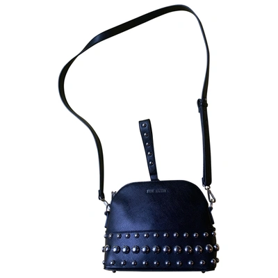 Pre-owned Steve Madden Leather Crossbody Bag In Black
