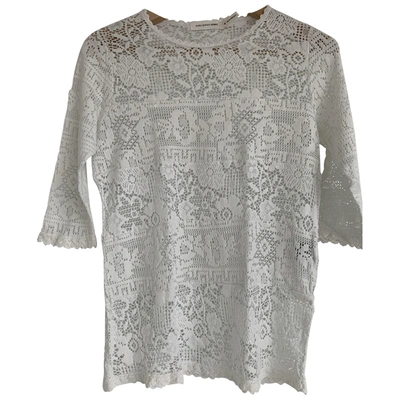 Pre-owned Isabel Marant Étoile White Viscose Top