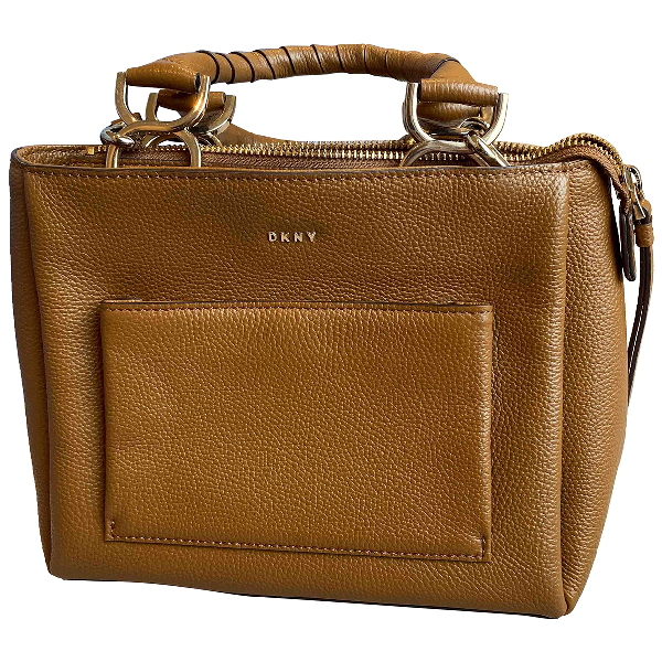 dkny beige handbag