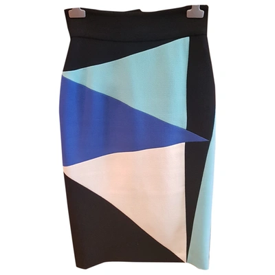 Pre-owned Fausto Puglisi Wool Mid-length Skirt In Multicolour