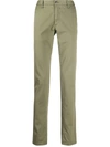 Incotex Slim-fit Trousers In Green