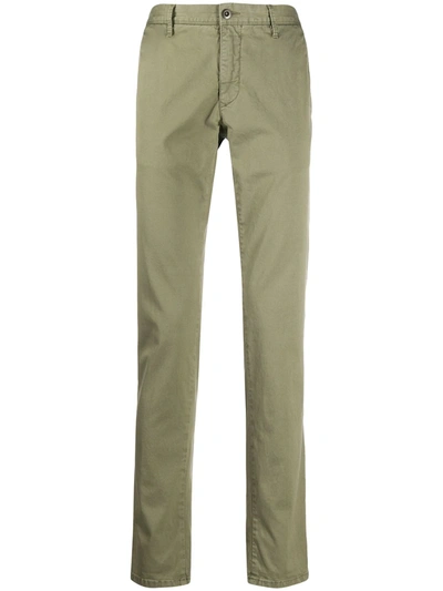 Incotex Slim-fit Trousers In Green