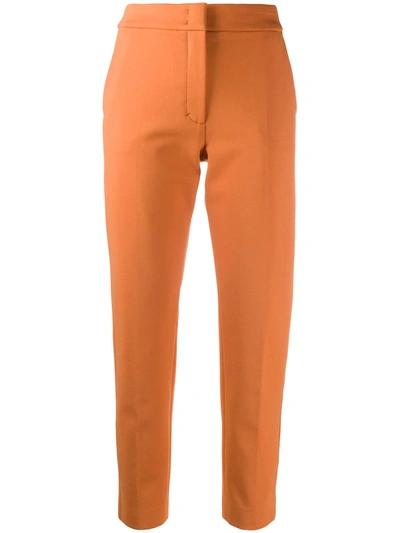 Dorothee Schumacher Technical Jersey Trousers In Orange