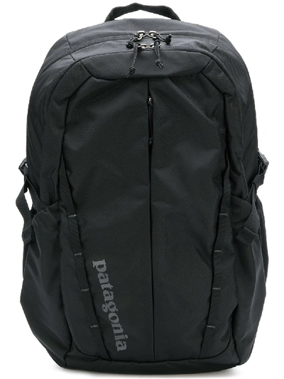 Patagonia Logo Backpack In Black