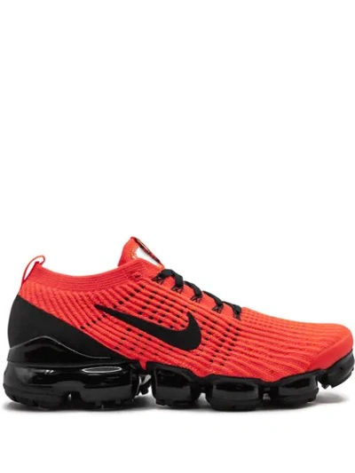 Nike Air Vapormax Flyknit 3 Sneakers In Red