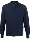 Save The Duck Stand-up Collar Zipped Sweatshirt In Blue