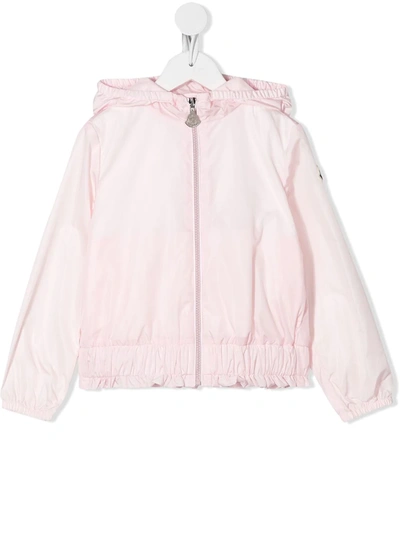 Moncler Kids' Erinette Hooded Jacket In Pink