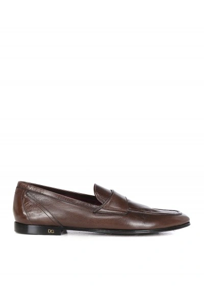 Dolce & Gabbana Loafers In Fango