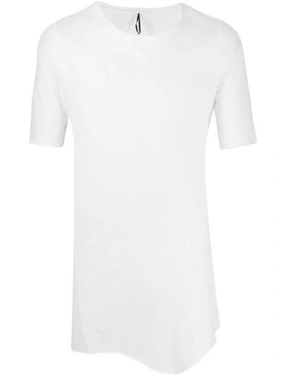 Masnada Exposed Seam T-shirt In White