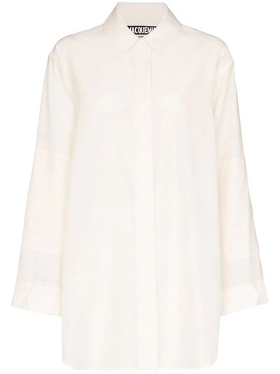 Jacquemus La Chemise Loya Shirt In White