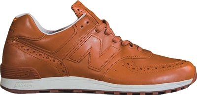 Pre-owned New Balance  576 Grenson Brogue In Brown/tan