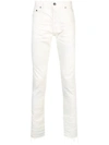 John Elliott Straight Leg Jeans In White