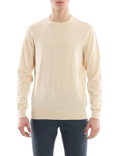 Aspesi Cotton Pullover In Butter Color In Brown