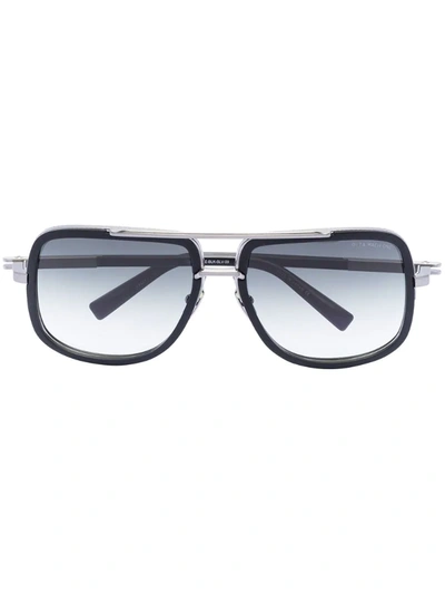 Dita Eyewear Black Mach One Square Sunglasses