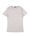 Antony Morato Kids' T-shirts In Light Grey