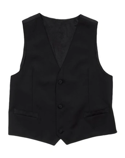 Dolce & Gabbana Kids' Vests In Black