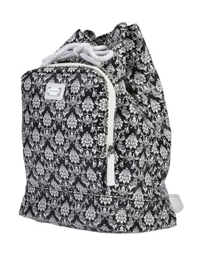 Dolce & Gabbana Kids' Backpack & Fanny Pack In Black
