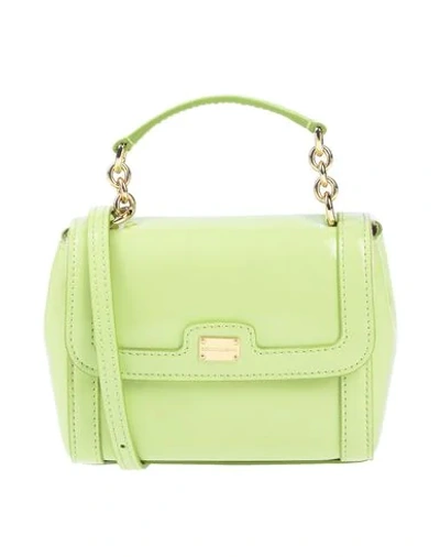 Dolce & Gabbana Kids' Handbags In Light Green
