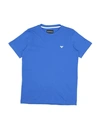 Emporio Armani Kids' T-shirts In Blue