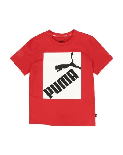 Puma Kids' T-shirts In Red