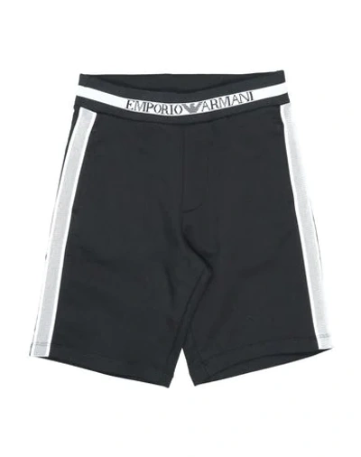 Emporio Armani Kids' Bermudas In Black