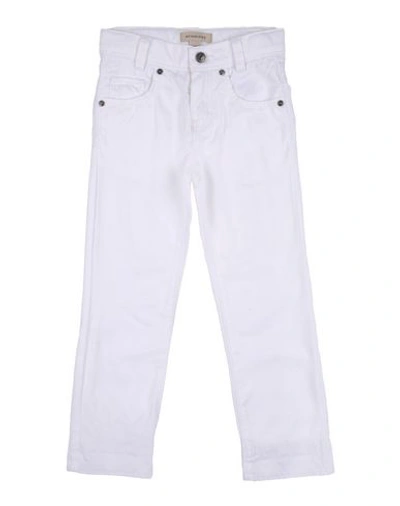 Burberry Kids' Casual Pants In White