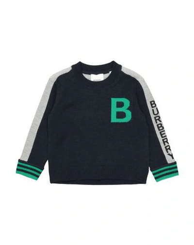 Burberry Kids' Sweater In Dark Blue