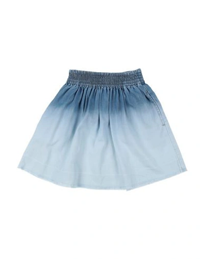 Stella Mccartney Kids' Denim Skirt In Blue